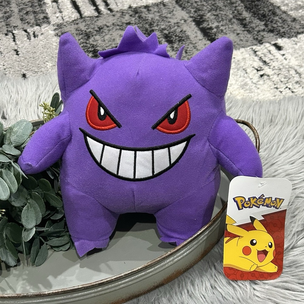 Gengar 9" 2022 Toy Factory Nintendo Pokemon Plush Toy New